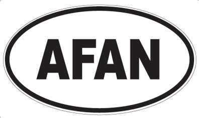 AFAN - Oval Magnet