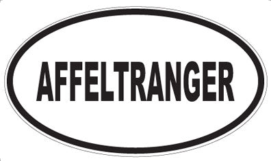AFFELTRANGER - Oval Sticker