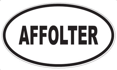 AFFOLTER - Oval Sticker