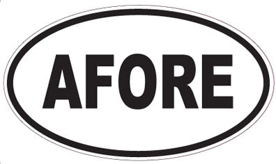 AFORE - Oval Magnet