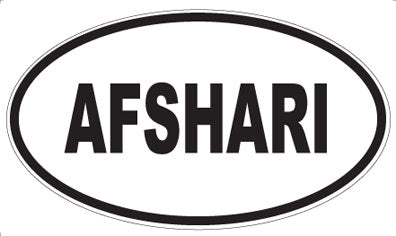 AFSHARI - Oval Magnet