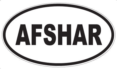 AFSHAR - Oval Magnet