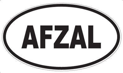 AFZAL - Oval Magnet