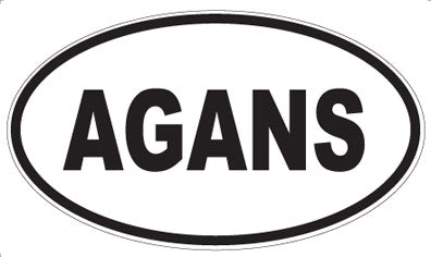 AGANS - Oval Magnet