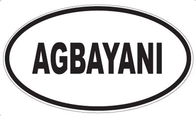 AGBAYANI - Oval Magnet
