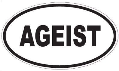 AGEIST - Oval Sticker