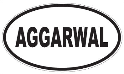 AGGARWAL - Oval Magnet