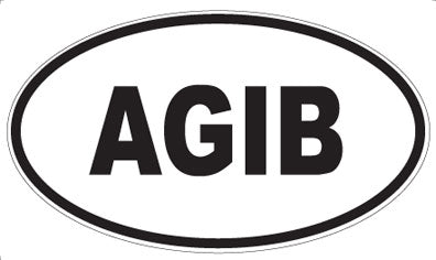 AGIB - Oval Magnet