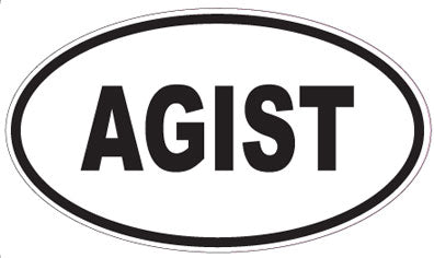 AGIST - Oval Magnet