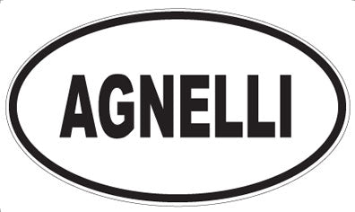 AGNELLI - Oval Magnet