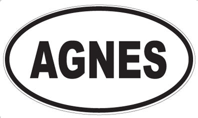 AGNES - Oval Magnet