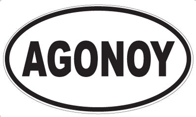 AGONOY - Oval Magnet