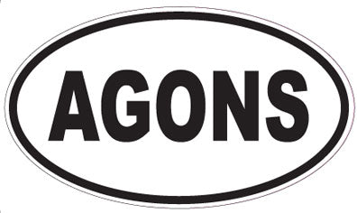 AGONS - Oval Magnet