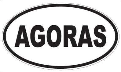 AGORAS - Oval Magnet