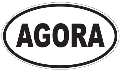 AGORA - Oval Magnet