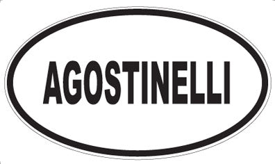 AGOSTINELLI - Oval Sticker