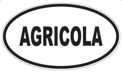 AGRICOLA - Oval Sticker
