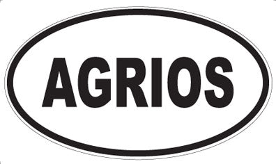 AGRIOS - Oval Sticker