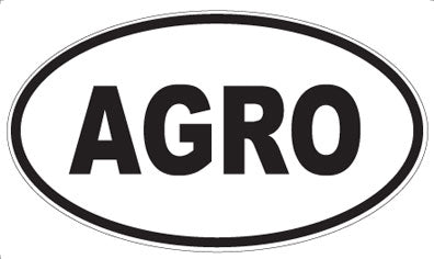 AGRO - Oval Sticker