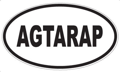 AGTARAP - Oval Sticker