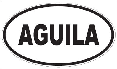 AGUILA - Oval Sticker