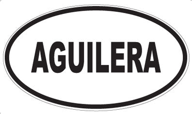 AGUILERA - Oval Magnet