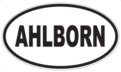 AHLBORN - Oval Magnet