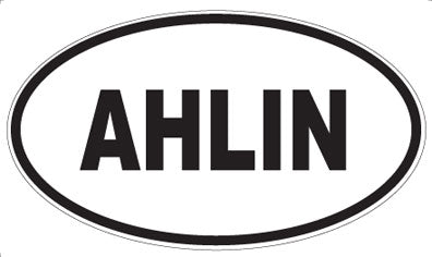 AHLIN - Oval Magnet