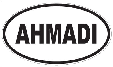 AHMADI - Oval Sticker
