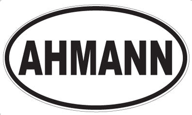 AHMANN - Oval Magnet