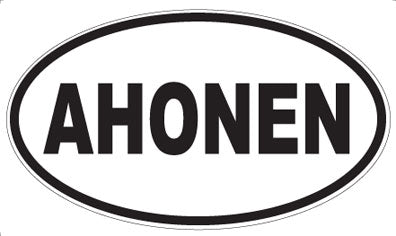 AHONEN - Oval Magnet