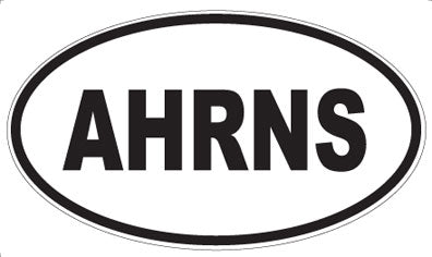 AHRNS - Oval Sticker