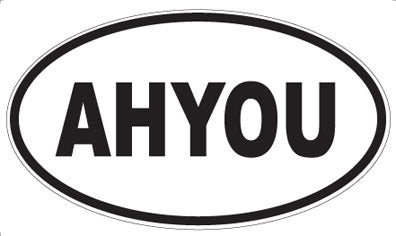 AHYOU - Oval Magnet