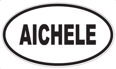 AICHELE - Oval Sticker