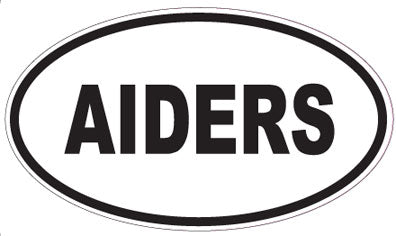 AIDERS - Oval Sticker