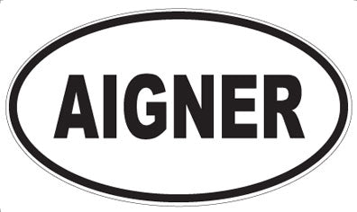 AIGNER - Oval Sticker