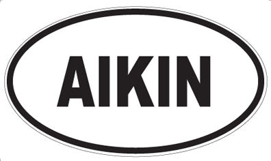 AIKIN - Oval Sticker