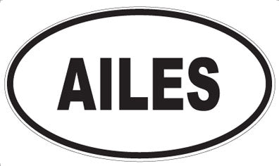 AILES - Oval Magnet