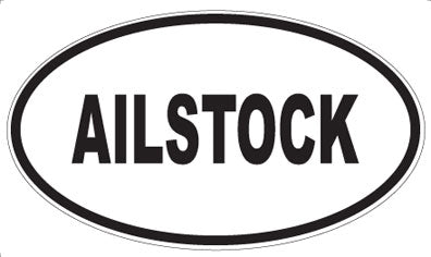 AILSTOCK - Oval Magnet