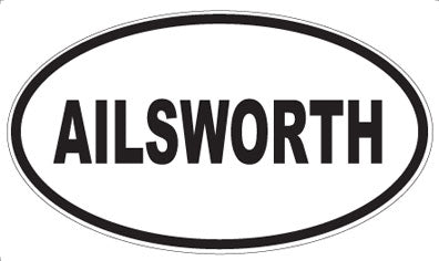 AILSWORTH - Oval Magnet