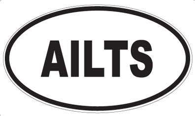 AILTS - Oval Sticker