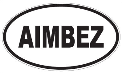 AIMBEZ - Oval Sticker