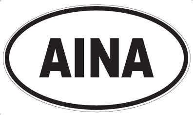 AINA - Oval Magnet