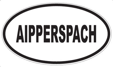 AIPPERSPACH - Oval Magnet