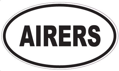 AIRERS - Oval Sticker