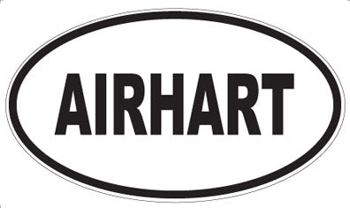 AIRHART - Oval Magnet