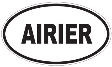 AIRIER - Oval Sticker