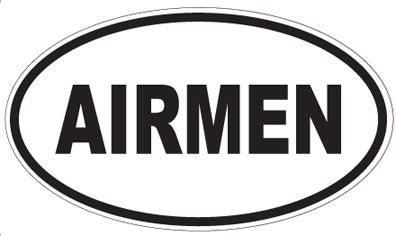 AIRMEN - Oval Sticker