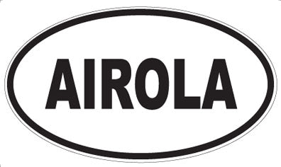 AIROLA - Oval Sticker