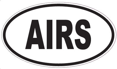 AIRS - Oval Sticker